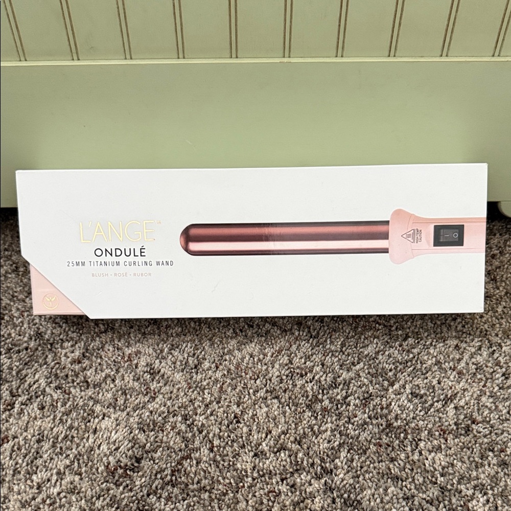 L'ange Ondulé 25mm Titanium Curling Wand - Rose Gold